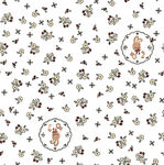 花卉小熊图案背景纹理