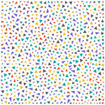 多彩几何三角形排列图案背景