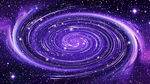 紫色旋涡星空吊顶天花