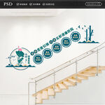 五好清廉医院文化墙