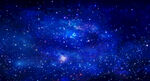 蓝色星空背景图