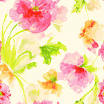 水彩花卉图案清新唯美