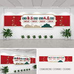 廉洁文化党建宣传墙