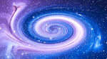 梦幻宇宙漩涡星空图景