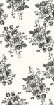 黑白花卉图案纹理背景