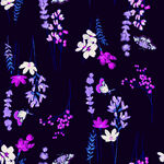 紫色花卉图案背景纹理