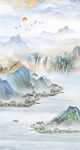 水墨山水意境图