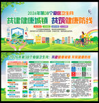 第38个爱国卫生月主题海报