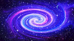 星空旋涡背景图