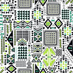 几何图案拼接装饰纹样