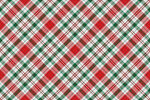 圣诞红绿格子图案背景