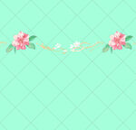 清新花卉装饰汉服