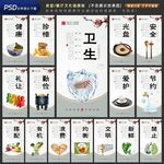 饮食文化 食堂展板 校园食堂