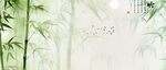 中国风竹报平安背景图