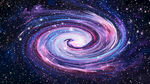 绚丽星空旋涡背景