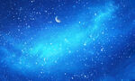 蓝色星空软膜天花灯箱