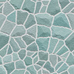 浅绿石头块墙面材质纹理图