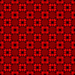 红色几何图案无缝背景