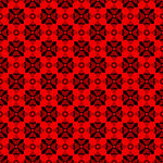 红色方格纹理图案