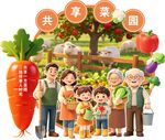 共享菜园打卡点美陈