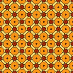 橙黄几何图案纹理背景