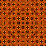 橙色几何图案纹理背景图