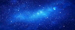蓝色星空灯箱广告背景图