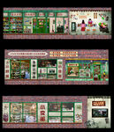 复古风格店铺招牌设计图