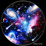 圆形星空天花吊顶