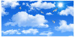 蓝天白云