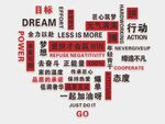 励志文化爱心墙