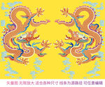 北京故宫龙国潮插画龙抬头龙烫金