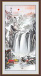 竖幅山水画