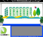 文明健康有你有我文化墙