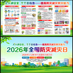 防灾减灾知识展板