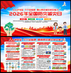 512防灾减灾日展板