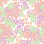 多彩花卉图案背景设计