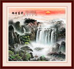 国画山水画