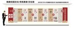 传统美德校园文化墙