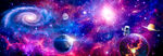 宇宙爆炸外太空星球银河星空背景