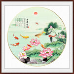 国画锦鲤