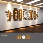 讲诚信文化墙展板