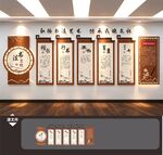书法画室艺术班文化墙展板