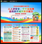 2026防灾减灾日展板
