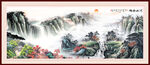紫气东来国画