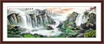 富山春居图挂画