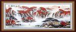 国画山水装饰画