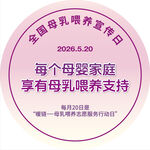 2026全国母乳喂养宣传日海报