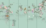 花鸟山水背景