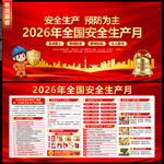 2026安全生产月展板